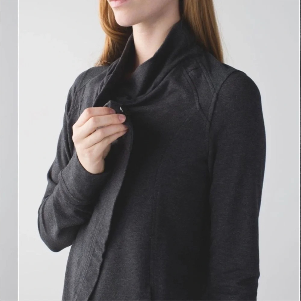 Lululemon Coast Wrap Jacket Button Long Sleeve Ca… - image 6
